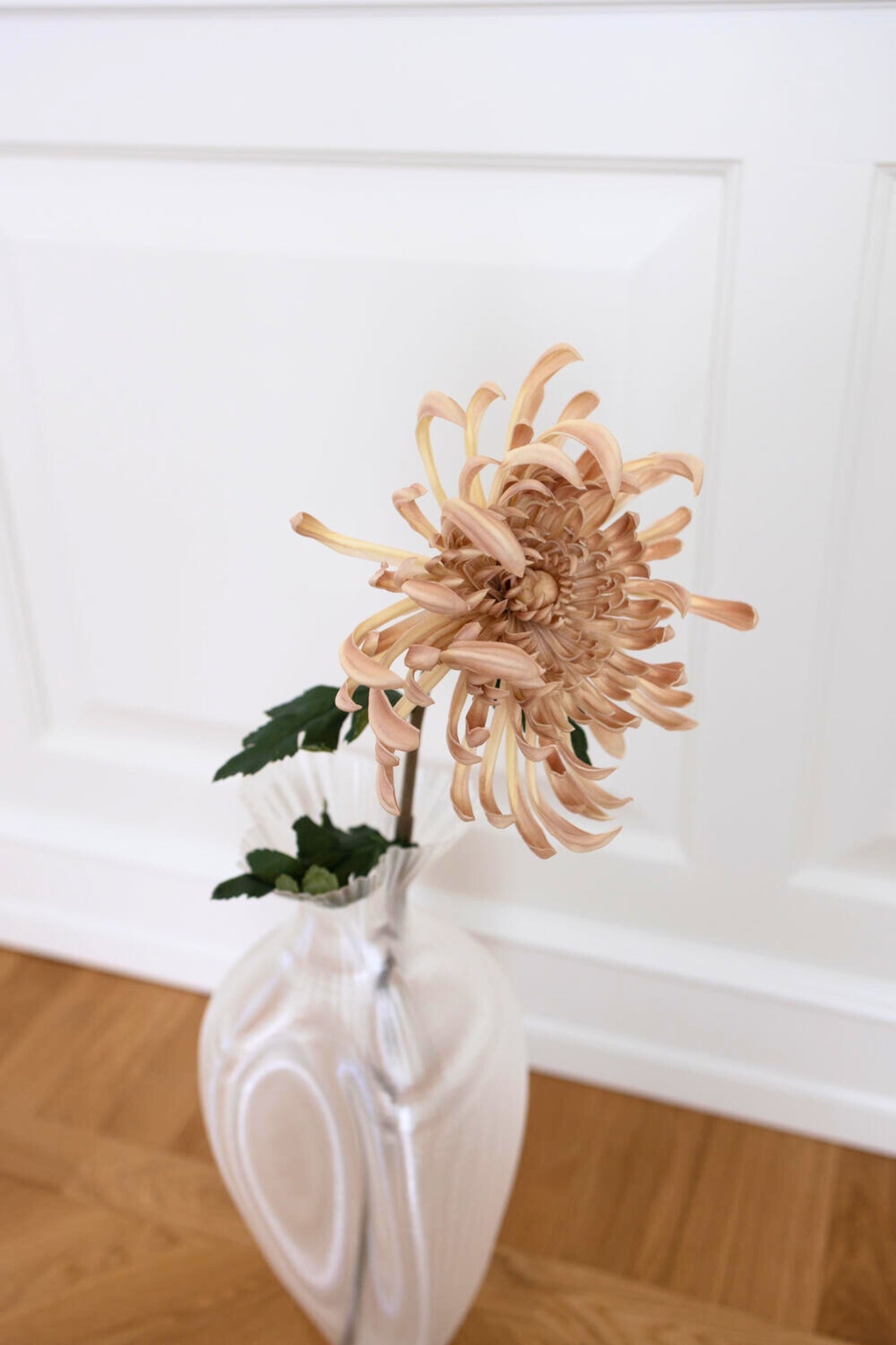 Kunstig Chrysanthemum - beige